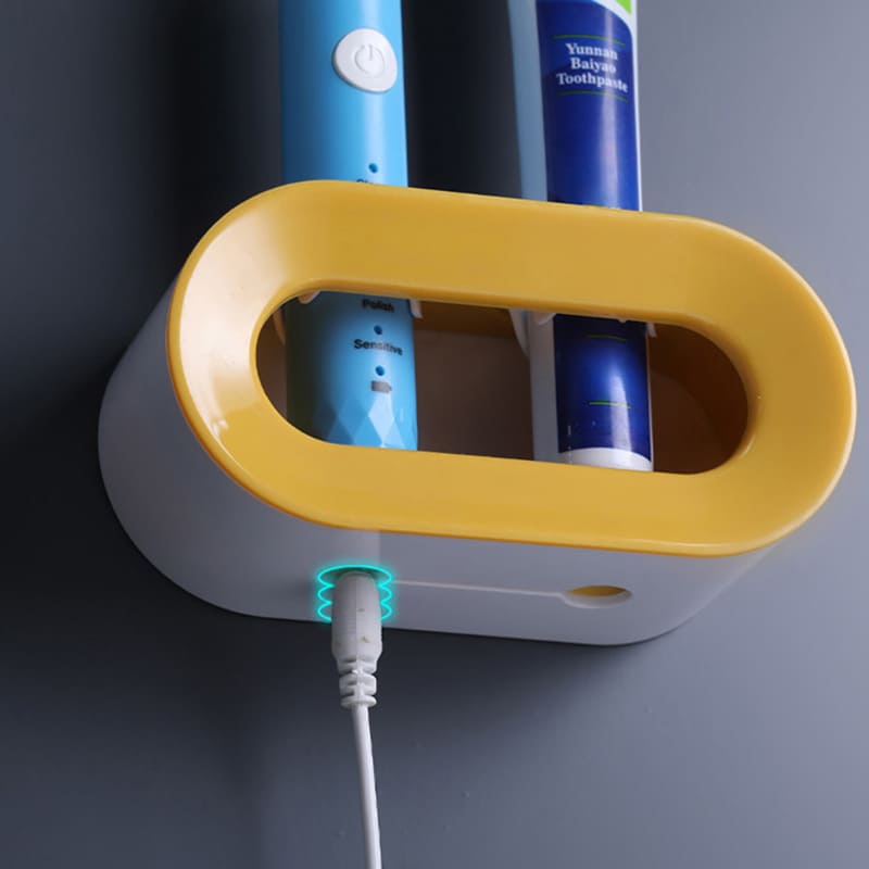 Porta Escova de Dente e Pasta Parede Organizador Homedec