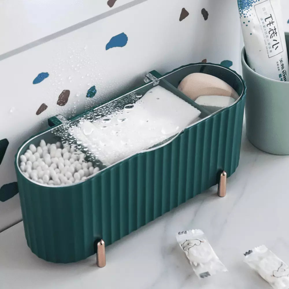 Porta Esponja de Maquiagem e Algodão Decorativo de Luxo Homedec