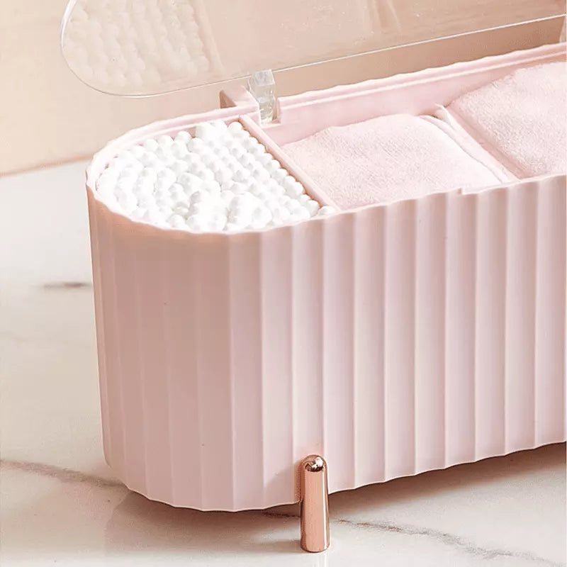 Porta Esponja de Maquiagem e Algodão Decorativo de Luxo Homedec