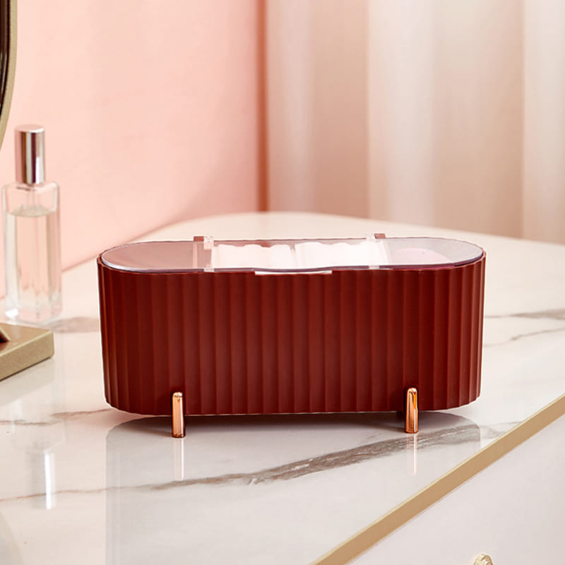 Porta Esponja de Maquiagem e Algodão Decorativo de Luxo Homedec