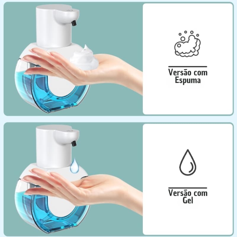 Saboneteira Dispenser Sabonete Líquido Automático Gel Espuma Homedec