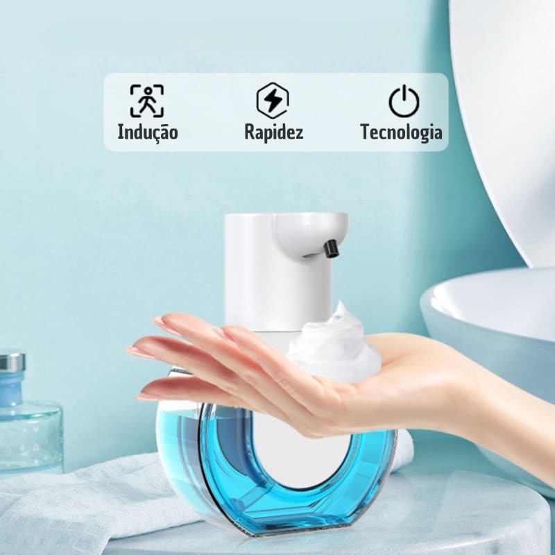Saboneteira Dispenser Sabonete Líquido Automático Gel Espuma Homedec