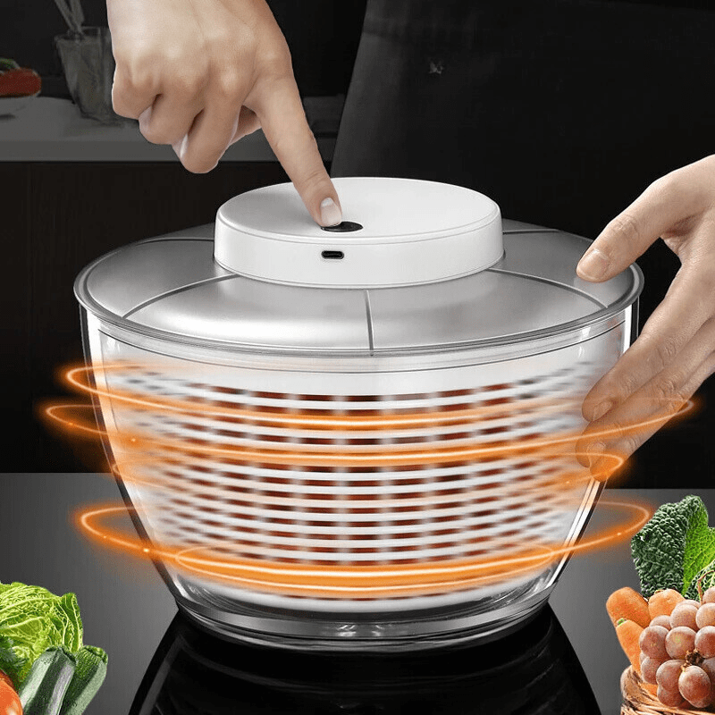 Secador de Salada Elétrico Centrífuga de Folhas Homedec