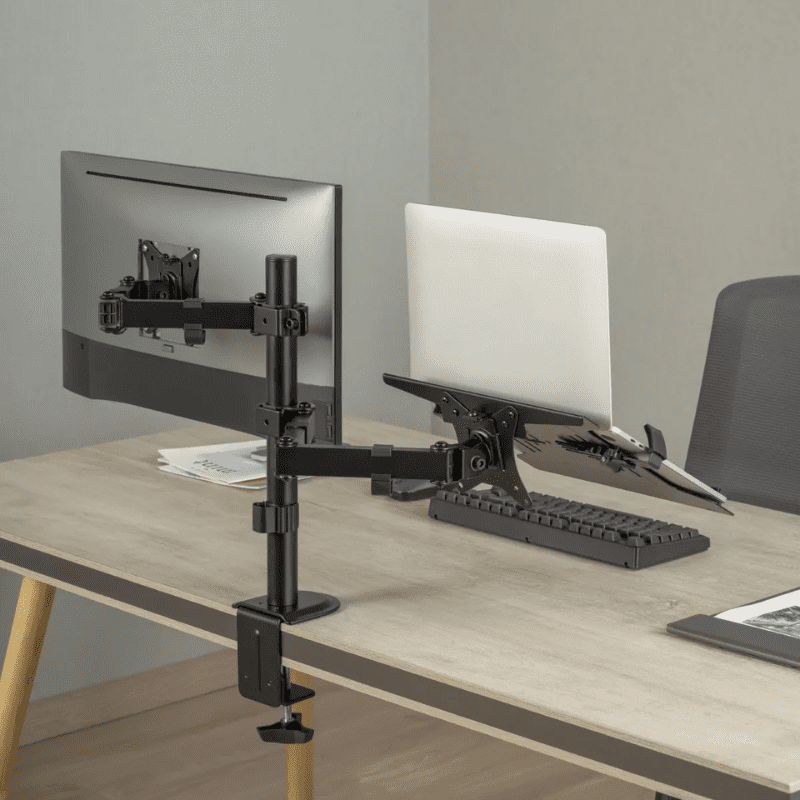 Suporte Monitor e Notebook Articulado para Mesa Homedec