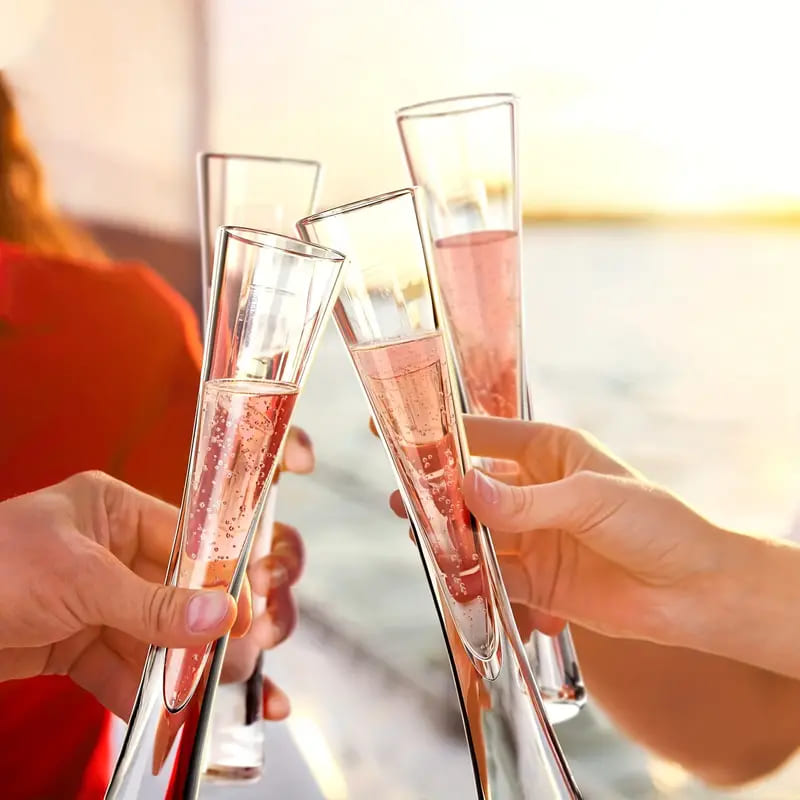 Taça de Champanhe Cristal Espumante Bar em Casa Homedec