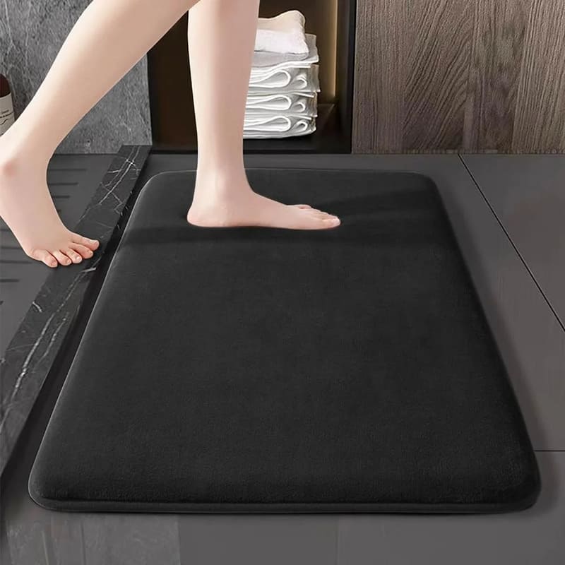 Tapete para Banheiro Antiderrapante Absorvente Veludo Homedec