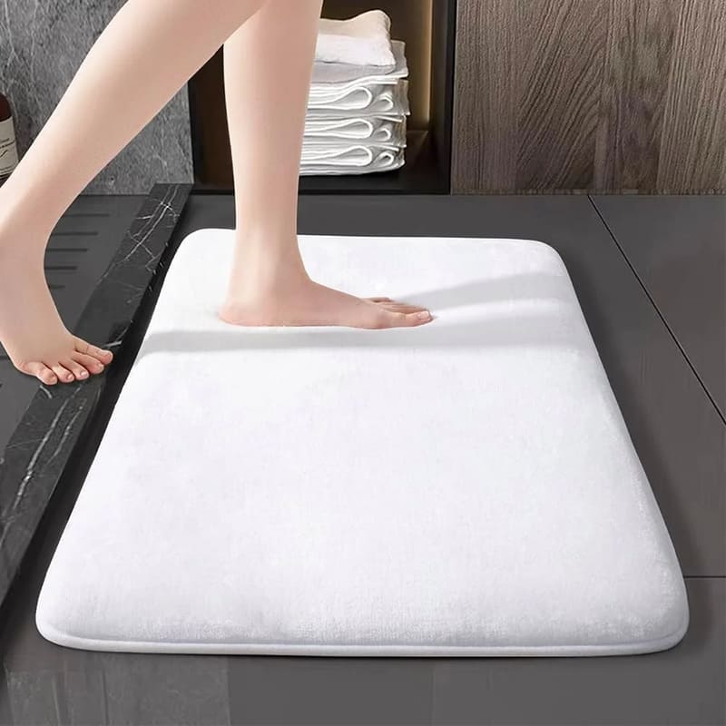 Tapete para Banheiro Antiderrapante Absorvente Veludo Homedec