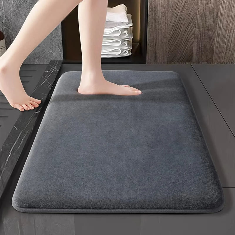 Tapete para Banheiro Antiderrapante Absorvente Veludo Homedec