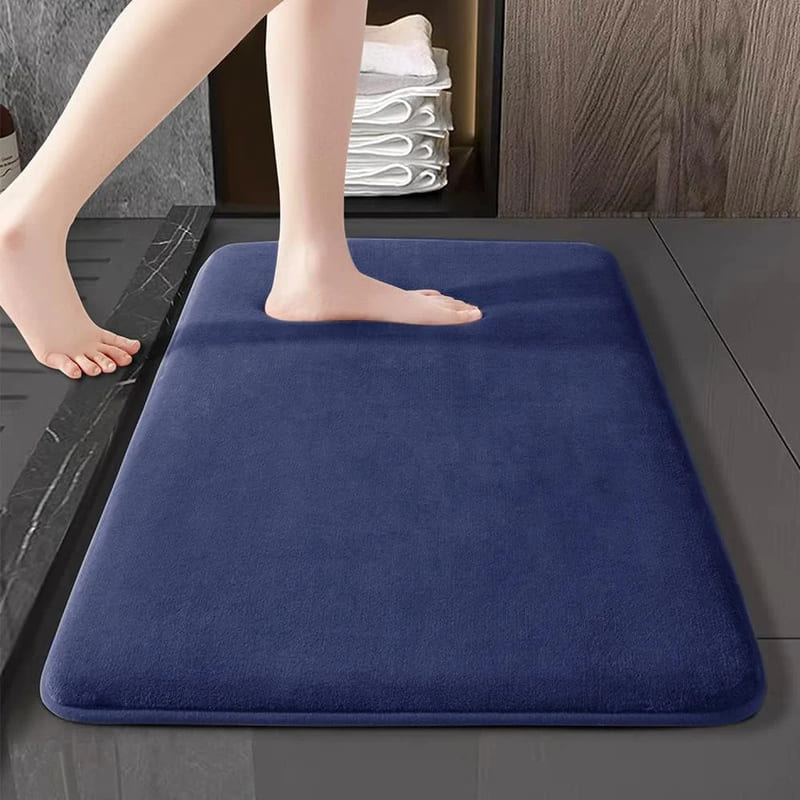 Tapete para Banheiro Antiderrapante Absorvente Veludo Homedec