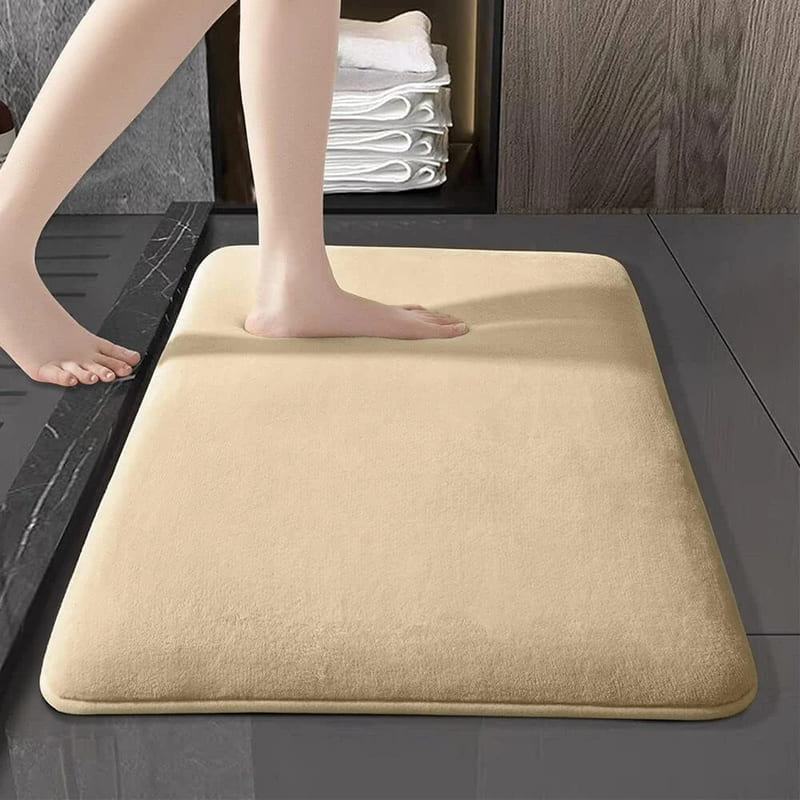 Tapete para Banheiro Antiderrapante Absorvente Veludo Homedec