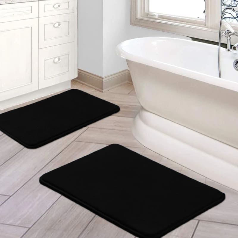 Tapete para Banheiro Antiderrapante Absorvente Veludo Homedec