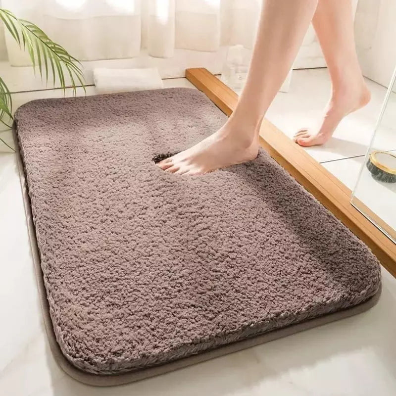 Tapete para Banheiro Felpudo Antiderrapante Absorvente Homedec