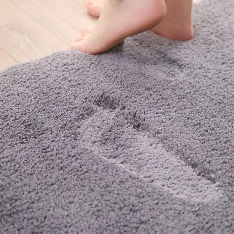 Tapete para Banheiro Felpudo Antiderrapante Absorvente Homedec