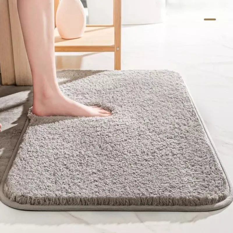 Tapete para Banheiro Felpudo Antiderrapante Absorvente Homedec