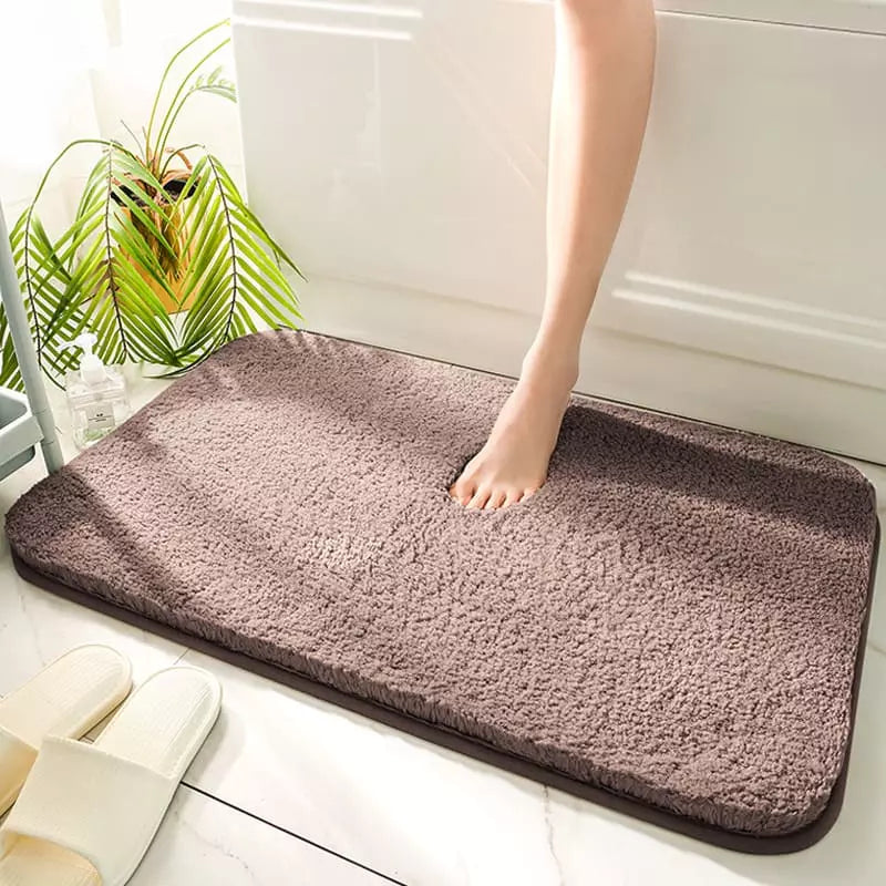 Tapete para Banheiro Felpudo Antiderrapante Absorvente Homedec
