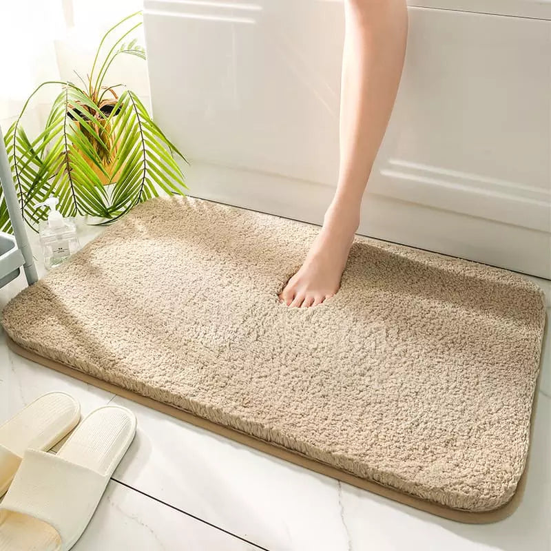 Tapete para Banheiro Felpudo Antiderrapante Absorvente Homedec