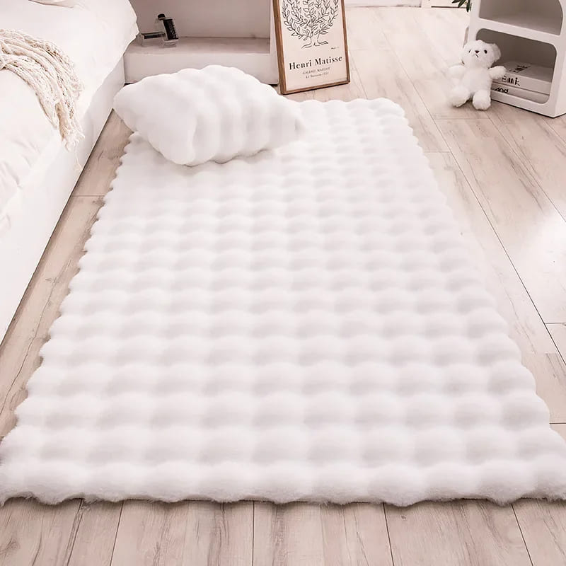 Tapete Para Sala Peludo Quarto Pelúcia Antiderrapante Homedec