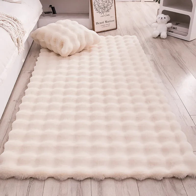 Tapete Para Sala Peludo Quarto Pelúcia Antiderrapante Homedec