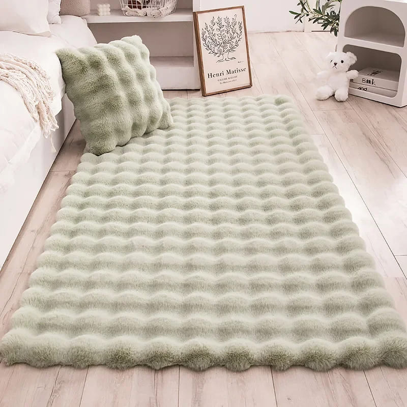 Tapete Para Sala Peludo Quarto Pelúcia Antiderrapante Homedec