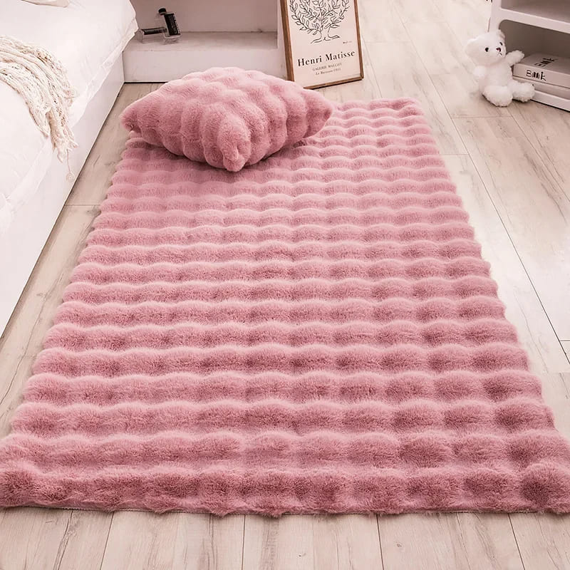 Tapete Para Sala Peludo Quarto Pelúcia Antiderrapante Homedec