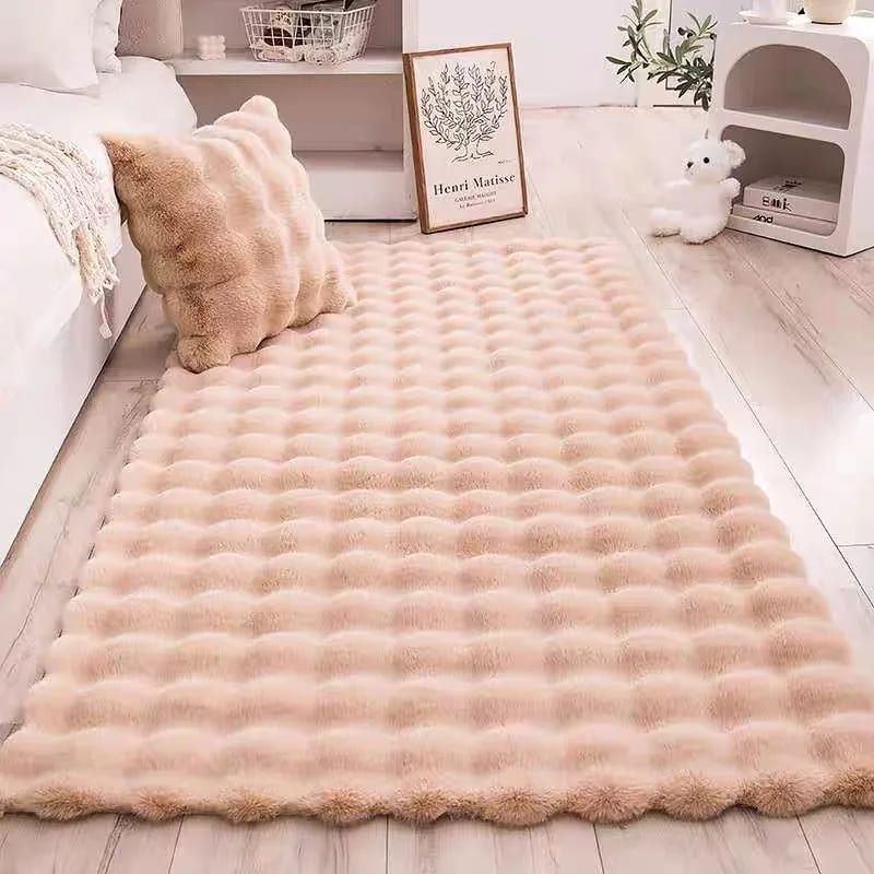 Tapete Para Sala Peludo Quarto Pelúcia Antiderrapante Homedec