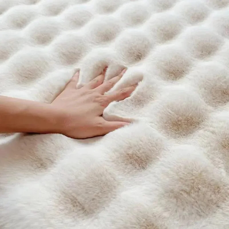 Tapete Para Sala Peludo Quarto Pelúcia Antiderrapante Homedec