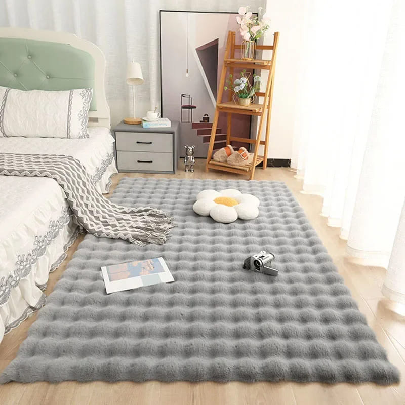 Tapete Para Sala Peludo Quarto Pelúcia Antiderrapante Homedec
