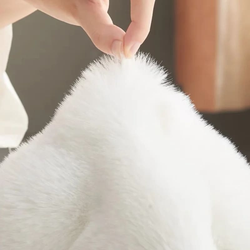 Tapete Para Sala Redondo Peludo Quarto Pelúcia Felpudo Homedec