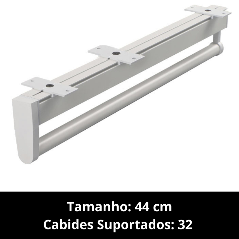 Trilho Retrátil para Roupas Homedec