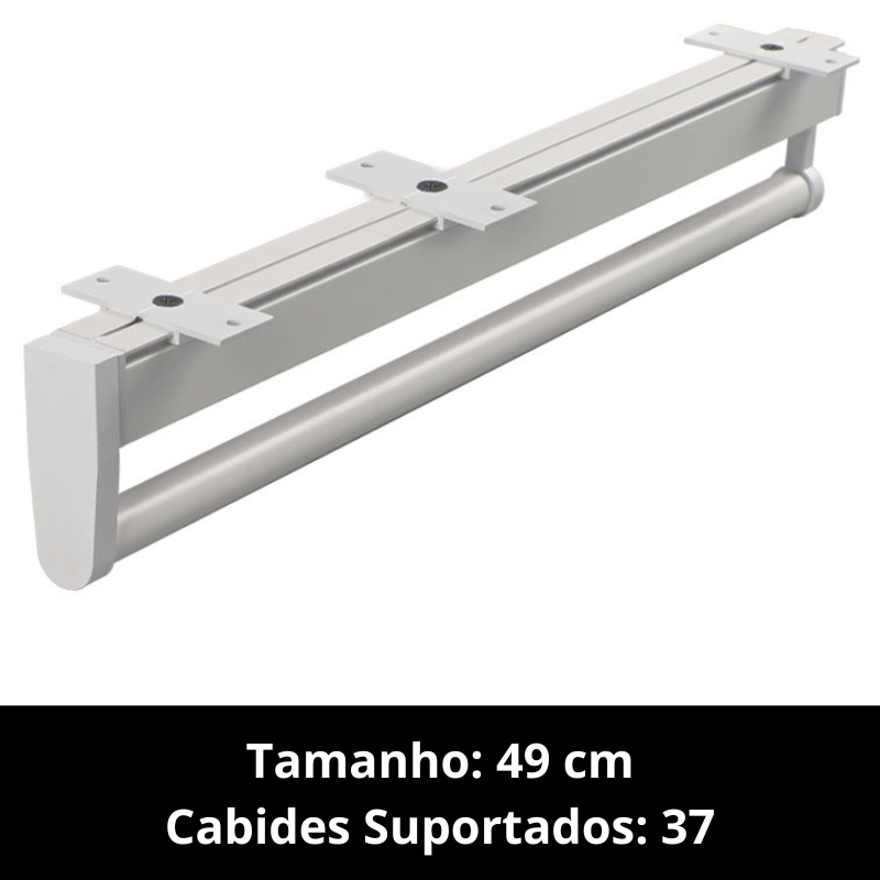 Trilho Retrátil para Roupas Homedec