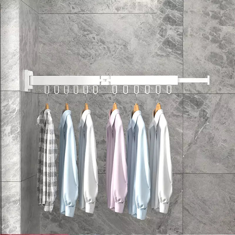Varal Retrátil de Roupas de Parede Alumínio Homedec