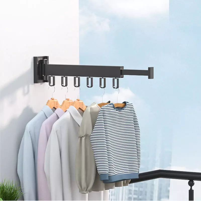 Varal Retrátil de Roupas de Parede Alumínio Homedec