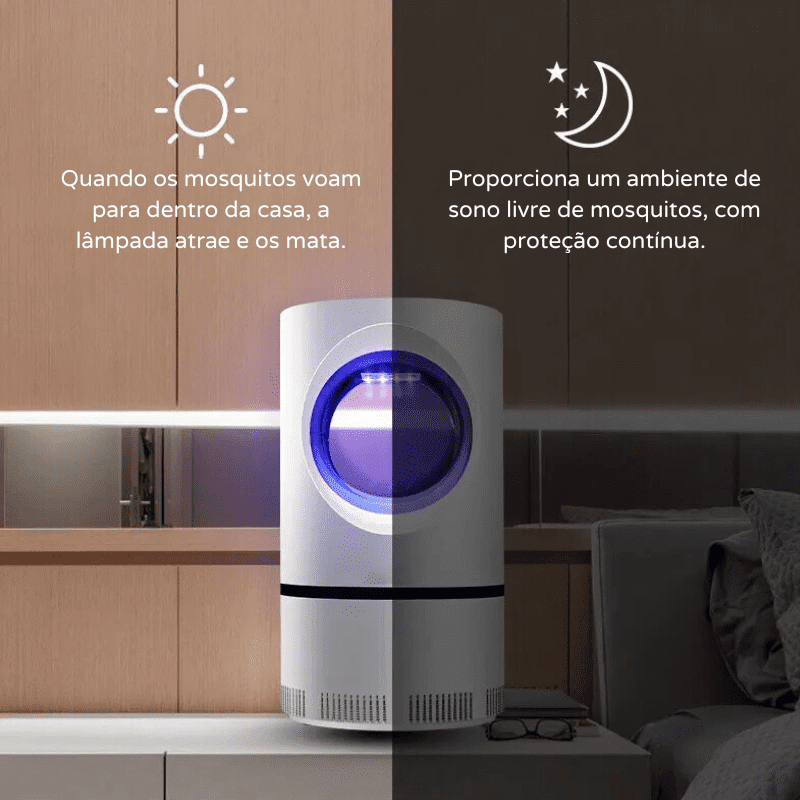 Armadilha Para Mosquito Elétrica Luz Ultravioleta Homedec