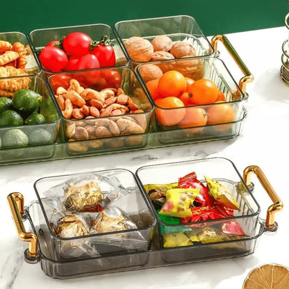 Bandeja de Lanche Multifuncional com Potes de Armazenamento Homedec