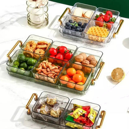 Bandeja de Lanche Multifuncional com Potes de Armazenamento Homedec