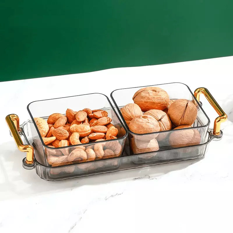 Bandeja de Lanche Multifuncional com Potes de Armazenamento Homedec
