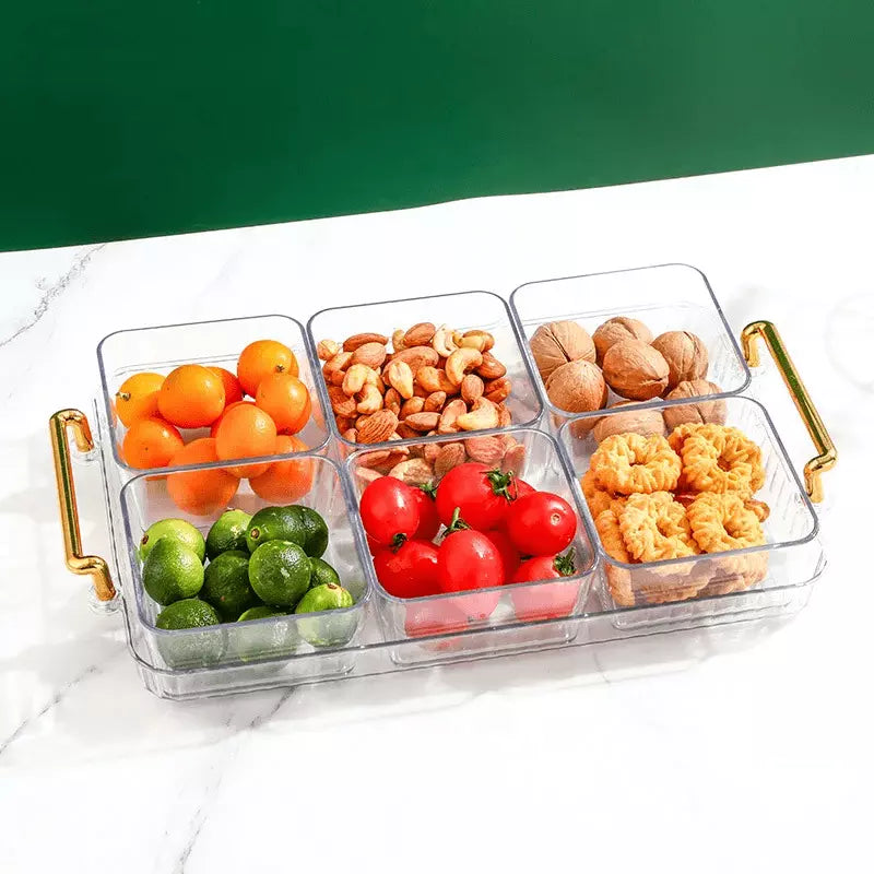 Bandeja de Lanche Multifuncional com Potes de Armazenamento Homedec