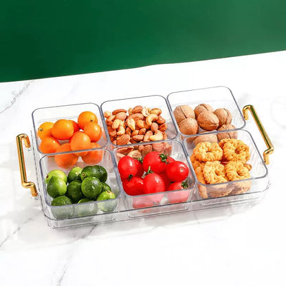 Bandeja de Lanche Multifuncional com Potes de Armazenamento Homedec