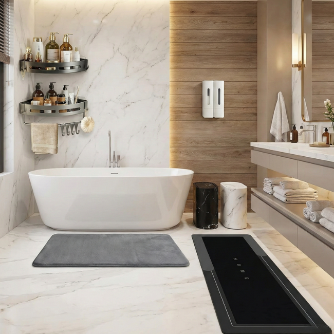 Todos os produtos de banheiro em um só lugar