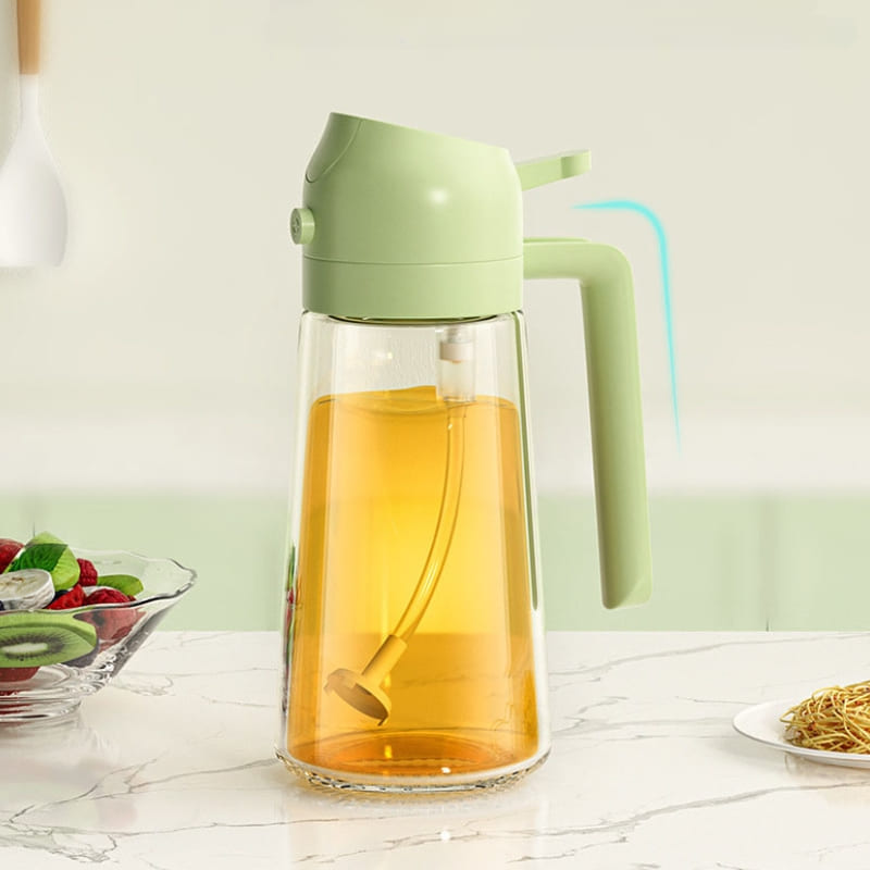 Borrifador de Azeite Dispenser Porta Azeite e Vinagre 2 em 1 Homedec