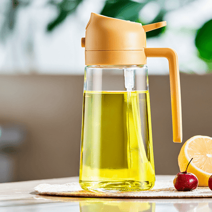 Borrifador de Azeite Dispenser Porta Azeite e Vinagre 2 em 1 Homedec