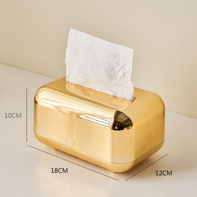 Caixa Porta Lenço Umedecido e Papel Cromado da Homedec
