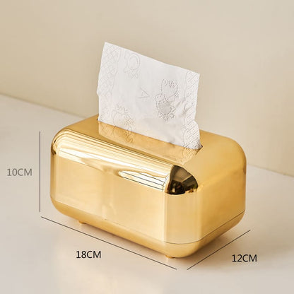 Caixa Porta Lenço Umedecido e Papel Cromado da Homedec