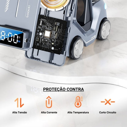 Carregador por Indução Carro Sem Fio Iphone/Samsung/Huawei Homedec