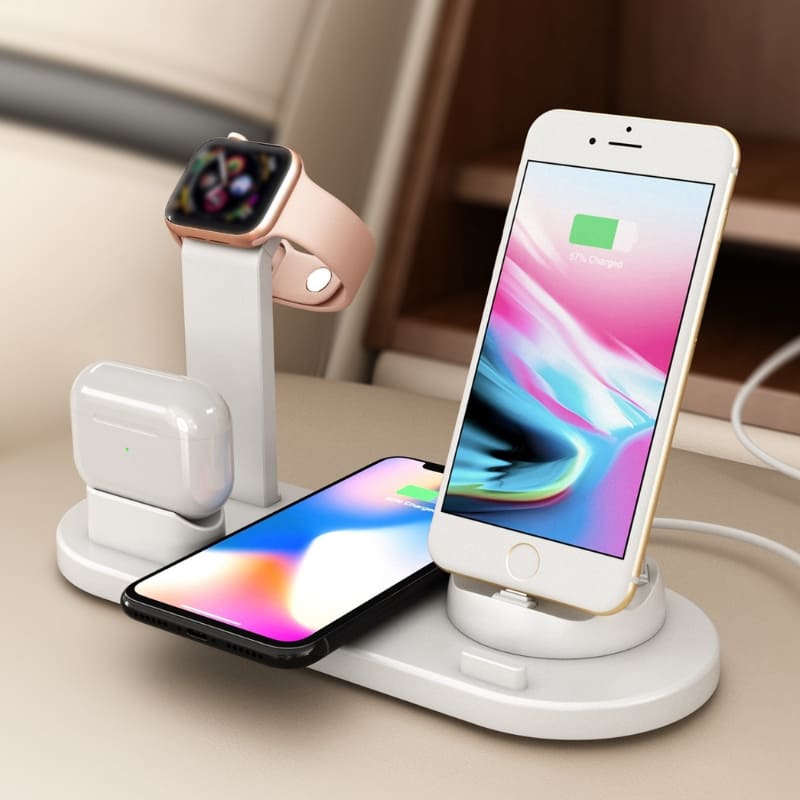 Carregador por Indução Sem Fio Iphone/Samsung Multifuncional Homedec