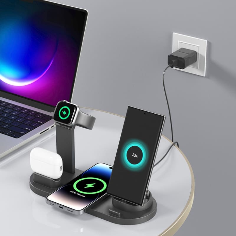 Carregador por Indução Sem Fio Iphone/Samsung Multifuncional Homedec