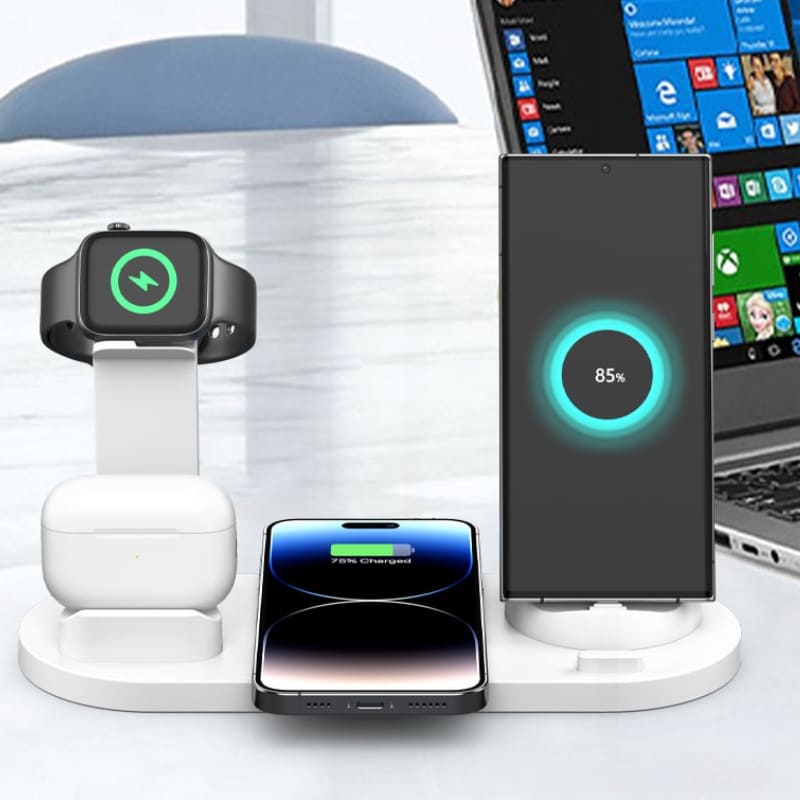 Carregador por Indução Sem Fio Iphone/Samsung Multifuncional Homedec