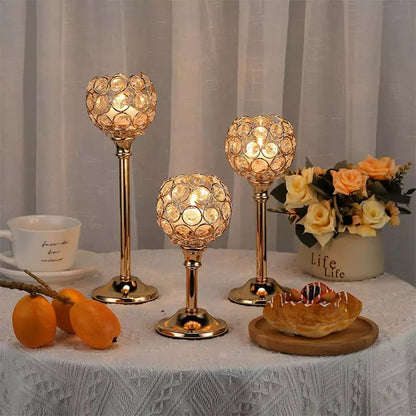 Castiçais Suporte de Velas de Luxo Decorativos Homedec