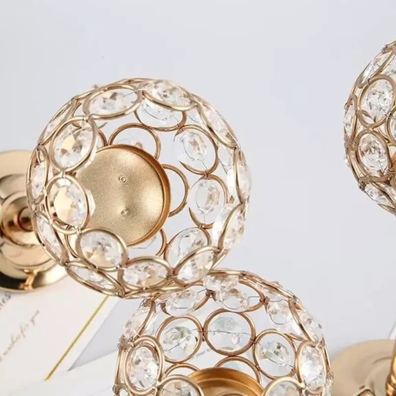 Castiçais Suporte de Velas de Luxo Decorativos Homedec