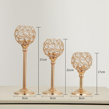 Castiçais Suporte de Velas de Luxo Decorativos Homedec